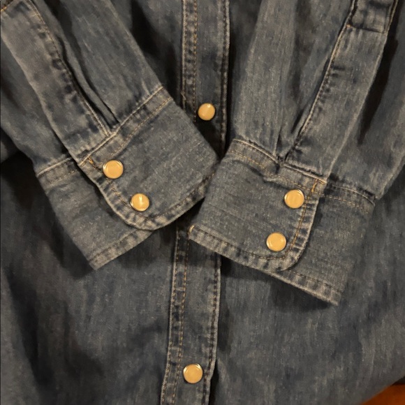 Classic GAP Blue Denim Shirt Dress - Picture 4 of 5